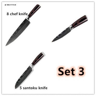 High Quality 6-piece Kitchen Knife Set